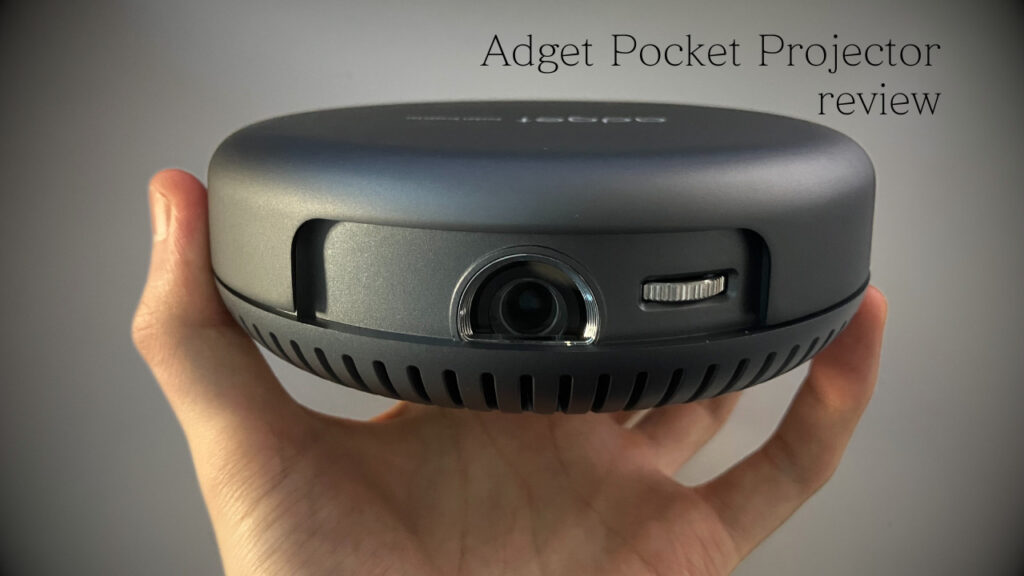 Adget Pocket Projector (アジェット ポケットプロジェクター) グレー